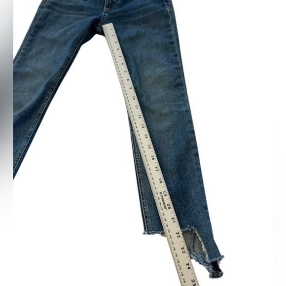 RAG & BONE Jeans Cate Step Hem Mid Rise Ankle Skinny in Hampton Size 24 - Picture 15 of 15